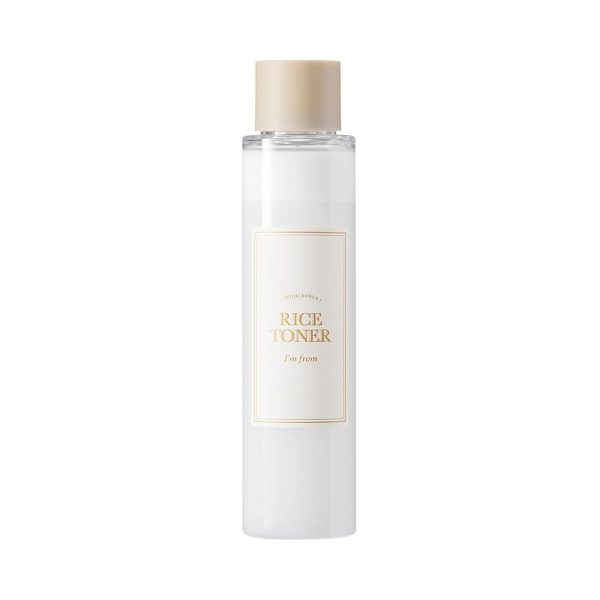 I'm from Rice Toner, Milky Toner for Glowing Skin, Korean Rice, Glow Essence with Niacinamide, Hydrating for Dry, Dull, Combination Skin, Vegan, Fragrance Free, Glass Skin 5.07...