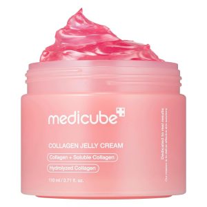 medicube Collagen Jelly Cream- Niacinamide & Freeze-Dried Hydrolyzed Collagen-Boosts skin barrier hydration & gives 24h Glow & Firmer looking skin | No artificial color, Korean...