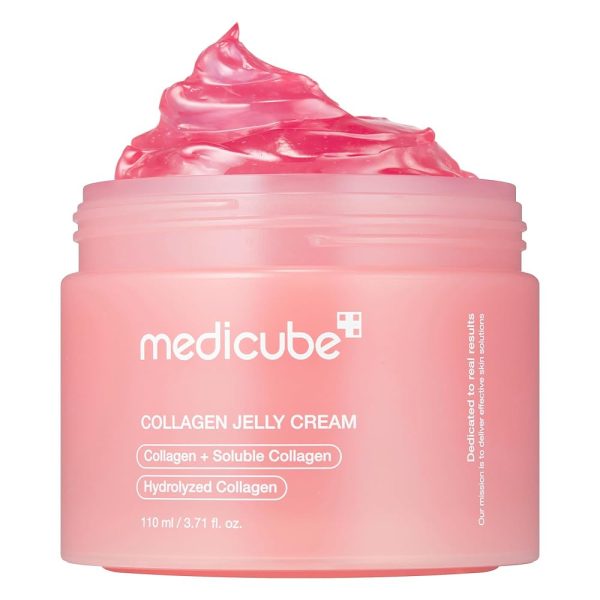 medicube Collagen Jelly Cream- Niacinamide & Freeze-Dried Hydrolyzed Collagen-Boosts skin barrier hydration & gives 24h Glow & Firmer looking skin | No artificial color, Korean...